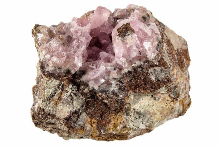 Cobaltoan Calcite Crystal Cluster - Bou Azzer, Morocco #185526